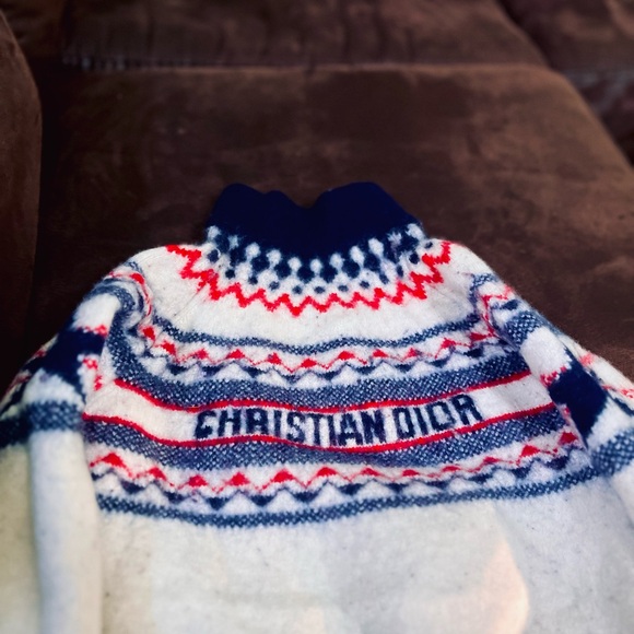 Dior Kids Sweater - Navy, Red, and White - Picture 3 of 4